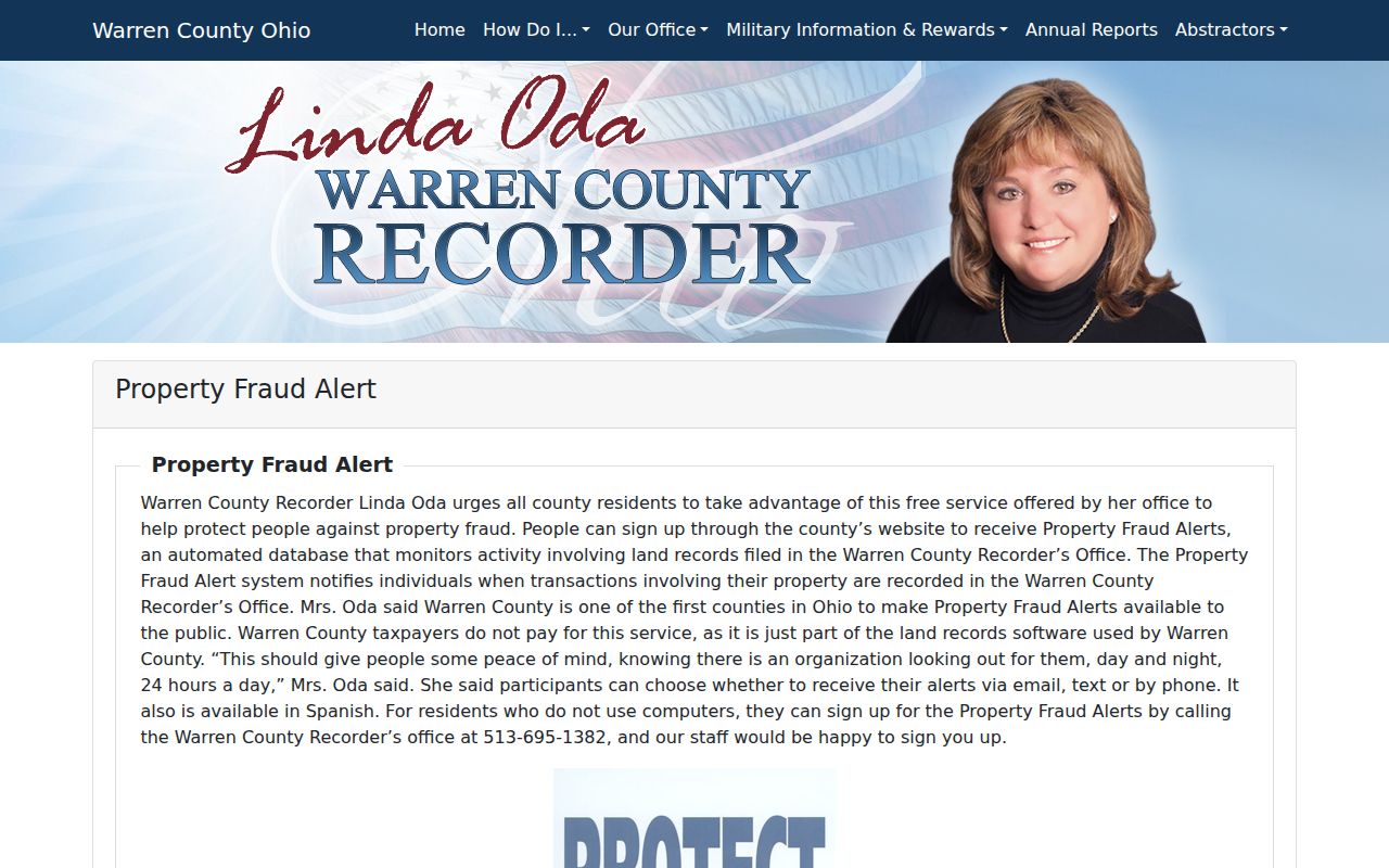 Warren County neighbors property fraud alert record source